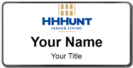 Custom name badges for HHHunt Senior Living