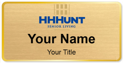 Custom name badges for HHHunt Senior Living
