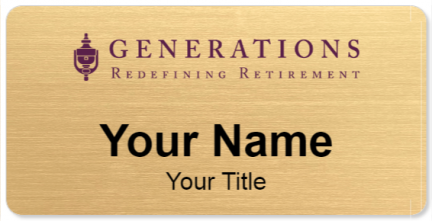 Custom name badges for Generations