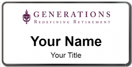 Custom name badges for Generations