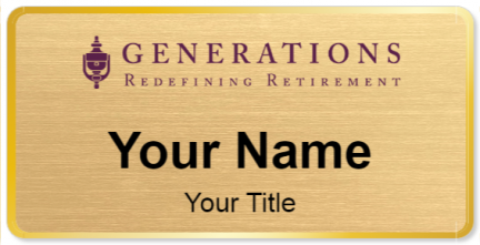 Custom name badges for Generations