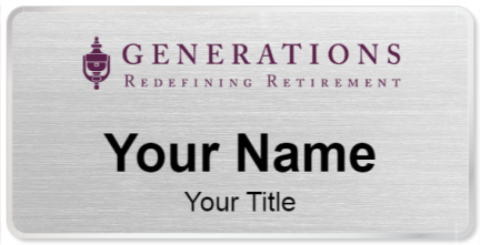 Custom name badges for Generations