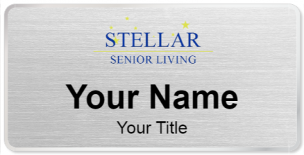 Custom name badges for Stellar Senior Living