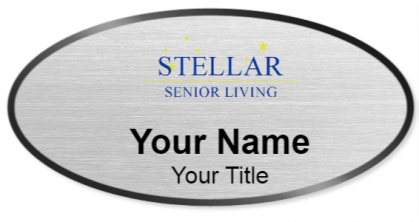 Custom name badges for Stellar Senior Living