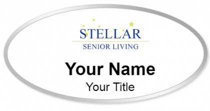 Custom name badges for Stellar Senior Living