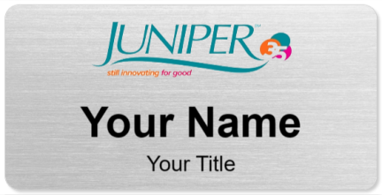 Custom name badges for Juniper Communities