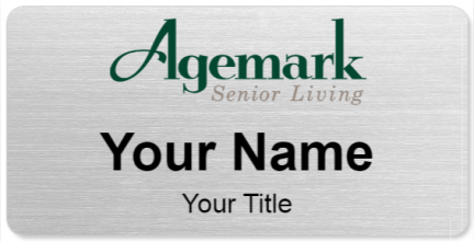 Custom name badges for Agemark Senior Living