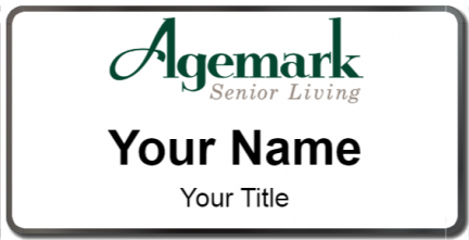 Custom name badges for Agemark Senior Living