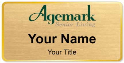Custom name badges for Agemark Senior Living