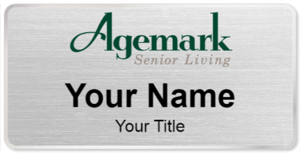 Custom name badges for Agemark Senior Living