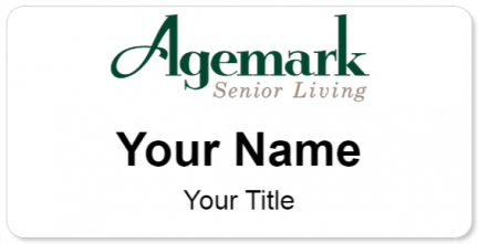 Custom name badges for Agemark Senior Living