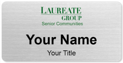 Custom name badges for Laureate Group Senior Communities