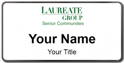 Custom name badges for Laureate Group Senior Communities