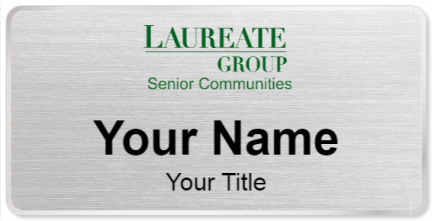 Custom name badges for Laureate Group Senior Communities