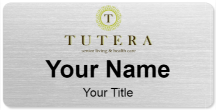 Custom name badges for Tutera Senior Living