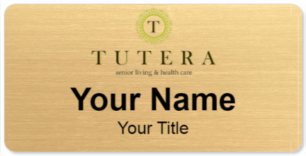 Custom name badges for Tutera Senior Living