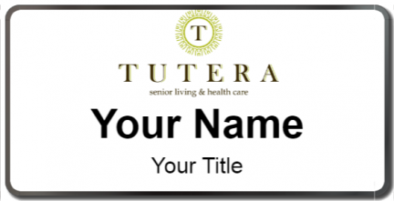 Custom name badges for Tutera Senior Living