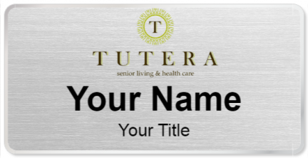 Custom name badges for Tutera Senior Living