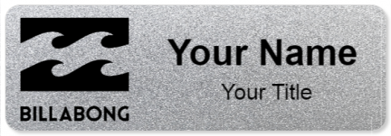 Custom name badges for Billabong