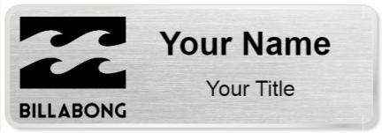 Custom name badges for Billabong