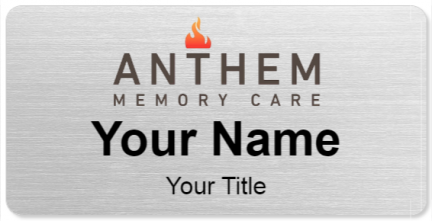 Custom name badges for Anthem Memory Care