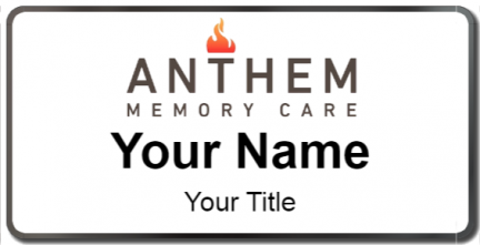 Custom name badges for Anthem Memory Care