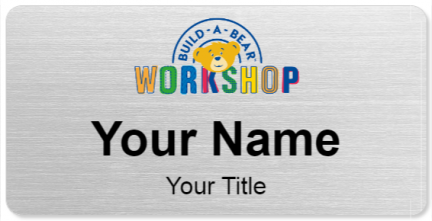 Custom name badges for Build a Bear