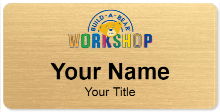 Custom name badges for Build a Bear