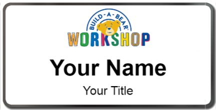 Custom name badges for Build a Bear