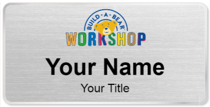 Custom name badges for Build a Bear