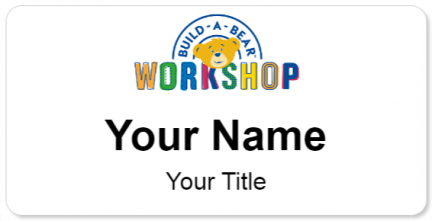 Custom name badges for Build a Bear