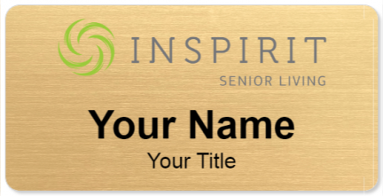 Custom name badges for Inspirit Senior Living