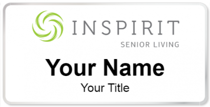 Custom name badges for Inspirit Senior Living