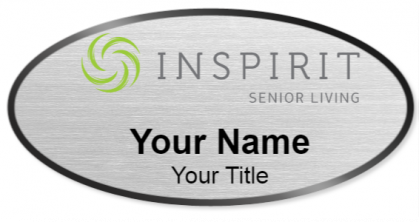 Custom name badges for Inspirit Senior Living