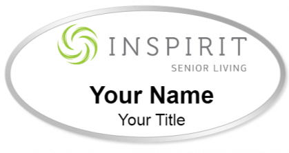Custom name badges for Inspirit Senior Living