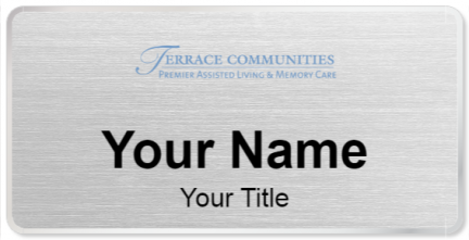 Custom name badges for Terrace Communities