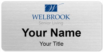 Custom name badges for Welbrook Senior Living