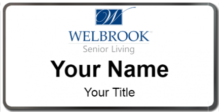 Custom name badges for Welbrook Senior Living