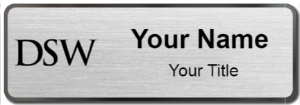 Custom name badges for DSW