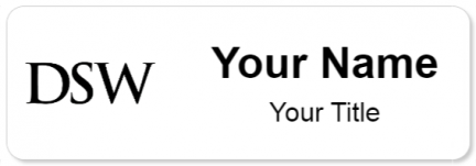 Custom name badges for DSW