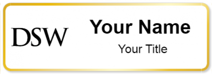 Custom name badges for DSW