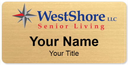Custom name badges for WestShore Senior Living