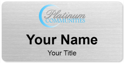 Custom name badges for Platinum Communities