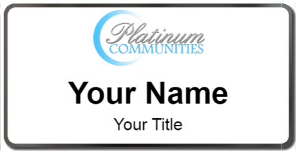Custom name badges for Platinum Communities
