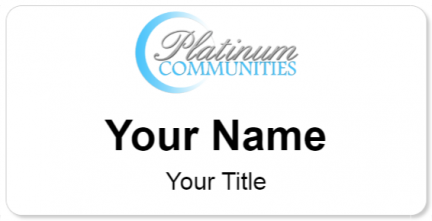 Custom name badges for Platinum Communities