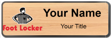 Custom name badges for Foot Locker