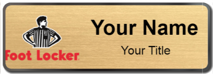 Custom name badges for Foot Locker