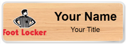 Custom name badges for Foot Locker