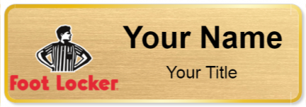 Custom name badges for Foot Locker