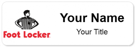 Custom name badges for Foot Locker